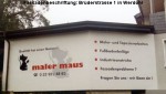 Fassadenbeschriftung